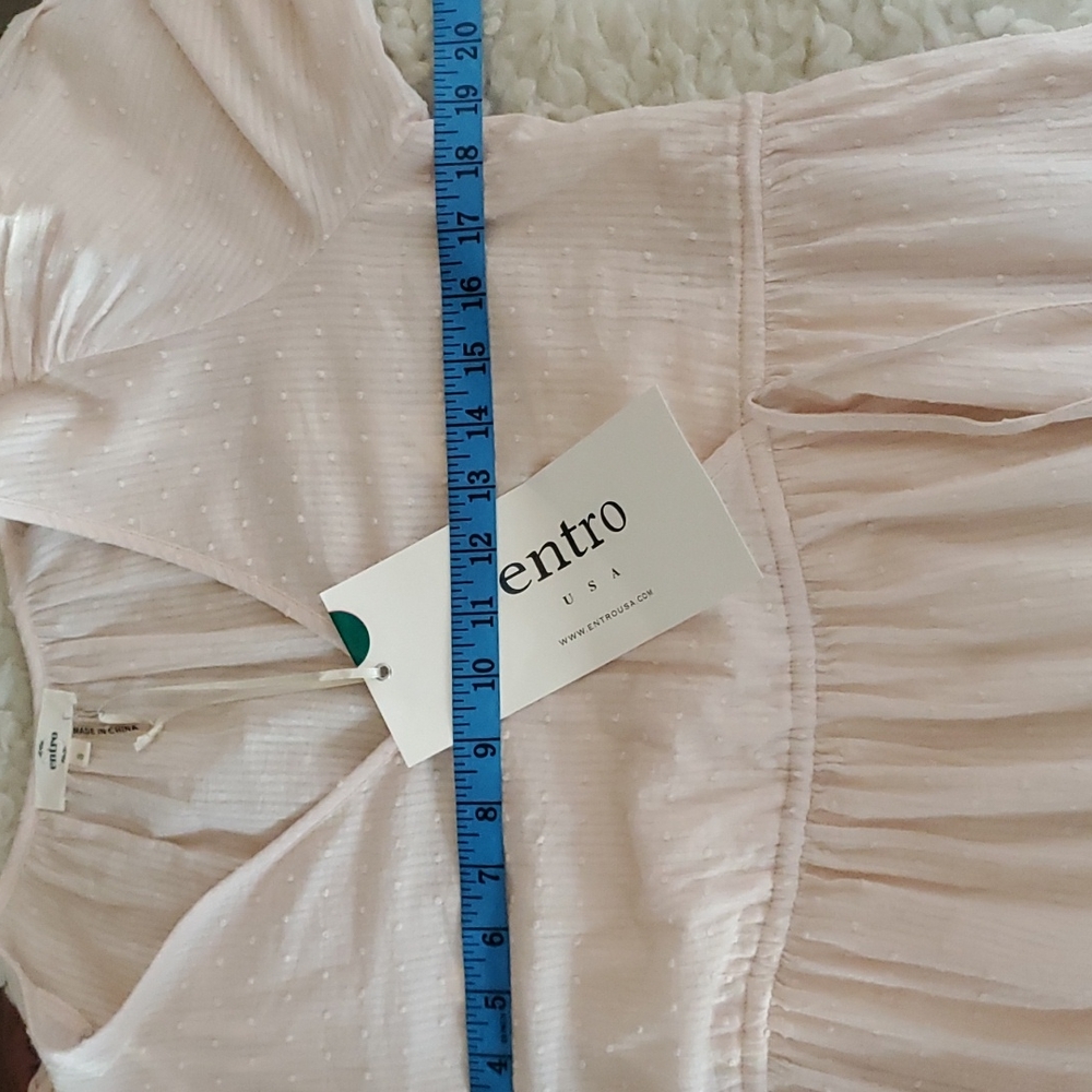 Entro Anthropologie Guest Brand Swiss Dot Babydoll Dress - Picture 8 of 15